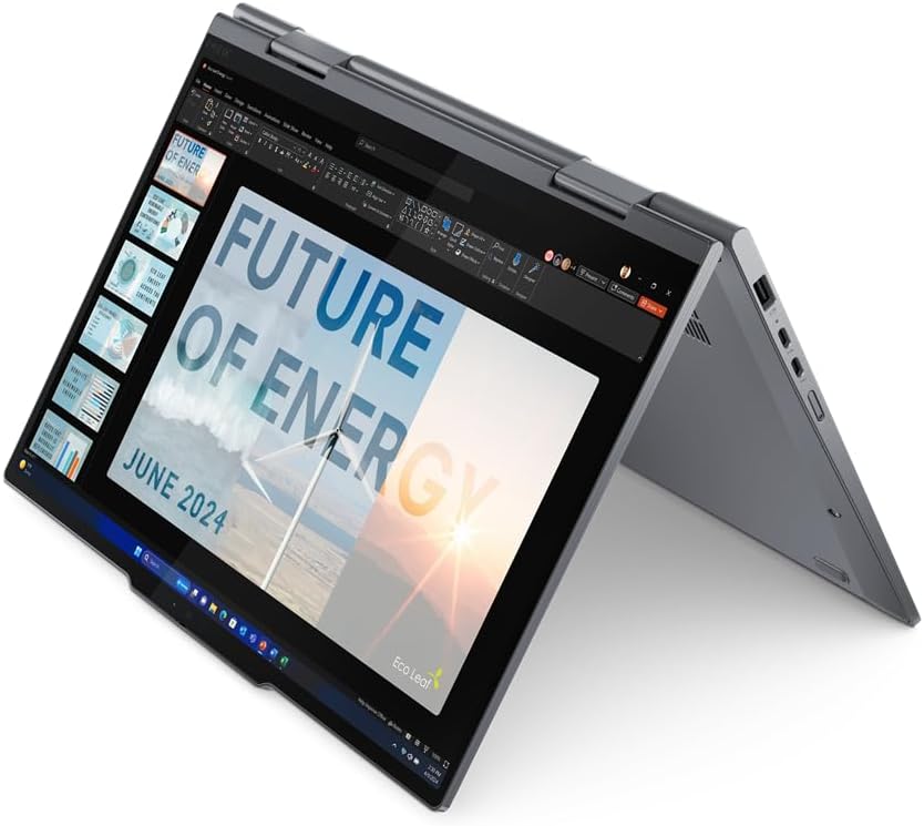 Lenovo ThinkPad X1 Gen 9 21KE006BUS 14' Touchscreen Convertible 2 in 1 Notebook - WUXGA - Intel Core Ultra 7 165U - vPro Technology - Intel Evo Platform - 32 GB - 512 GB SSD - English Keyboard - Gray
