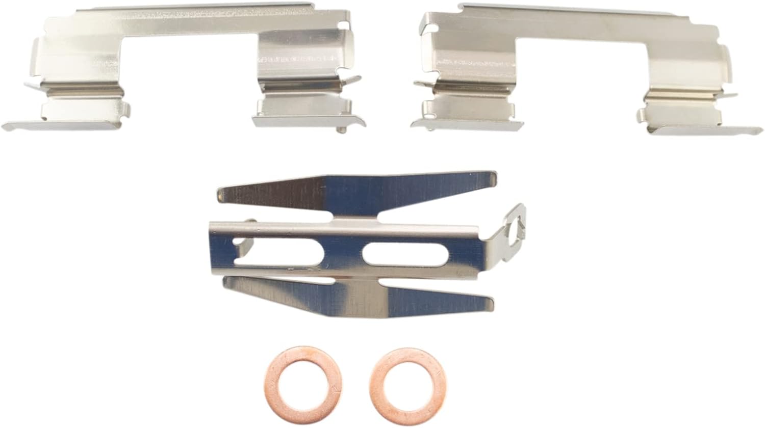 TRQ Front Brake Pad and Rotor Set Ceramic Vented Rotors Calipers Hoses Compatible with 1999-2002 Ford Mustang