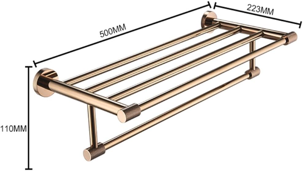 Rose Gold Stainless Steel Wall Hook Toilet Paper Holder Towel Bar Bathroom Accessories,Towel Rack