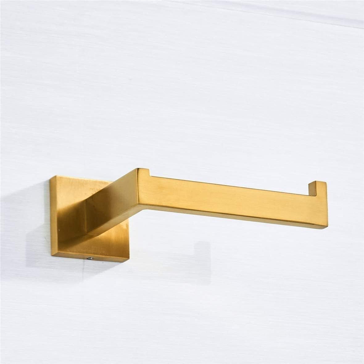 Generic Towel Rack Multi-Function Towel Rack Home Towel Shelf with Wall Mounted Gold Polished Towel Bathroom Accessory Storage/Toilet Paper Holder It's so Kind of You