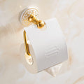 Towel Rack Platinum European Towel Rack Bar Rail, Space Aluminum Gold Towel Shelf, Tissue Paper Holder, Bathroom Accessories Set Bathroom Hardware/Tissue Holder The New