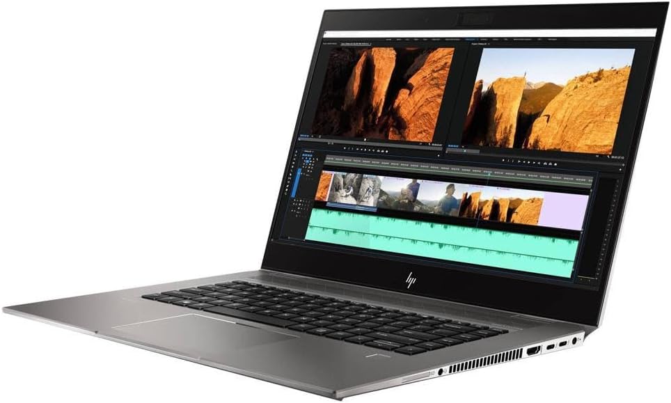 HP ZBook Studio G5 15.6' FHD Core i7-8850H 2.6GHz, 32GB RAM, 1TB SSD, Windows 11 Pro 64Bit, CAM, NVIDIA Quadro P1000 4GB (Renewed)