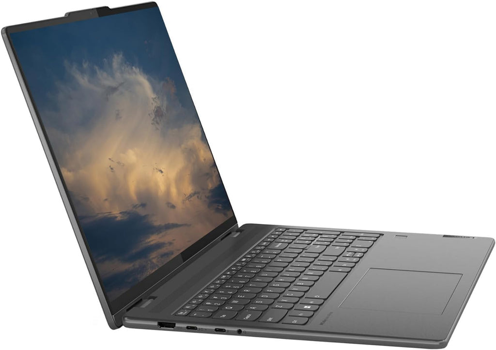Lenovo Yoga 7i 16' WUXGA 2 in 1 Touchscreen Laptop, Intel i5-1335U 10-Core Processor, 16GB RAM 1TB SSD, Fingerprint Reader, Backlit Keyboard, Webcam, Bluetooth, Windows 11 Home, Grey