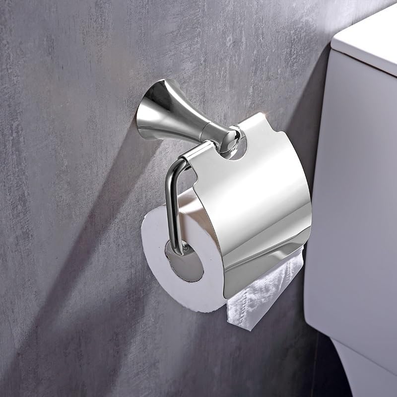 KETTEL Mirror Chrome Bathroom Accessories Hardware ， Gold Holder Bathroom Accessories，Fixtures,Brass Stainless Steel Paper Holder Toothbrush Holder Towel Bar Bathroom Shelves (Color : Towel Rack)