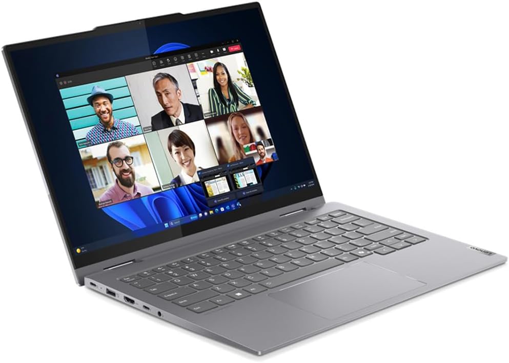 Lenovo ThinkBook 14 G4 IML 21MX000GUS 14' Touchscreen Convertible 2 in 1 Notebook - WUXGA - Intel Core Ultra 7 155U - 16 GB - 512 GB SSD - English (US) Keyboard - Luna Gray