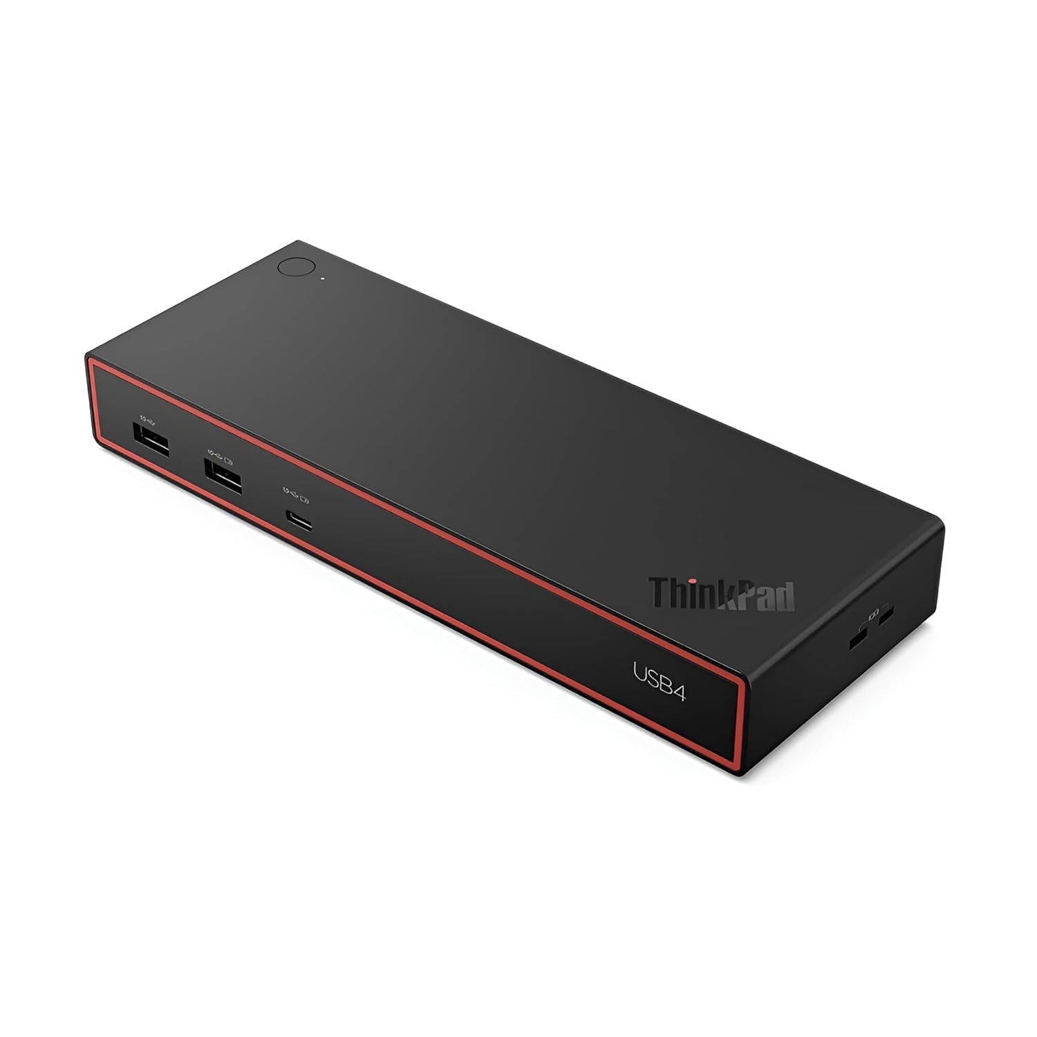 Lenovo ThinkPad USB4 Dock 5000, 40Gbps Bandwidth, Universal Compatibility, 65W Charging, Multiple Display Support, Black