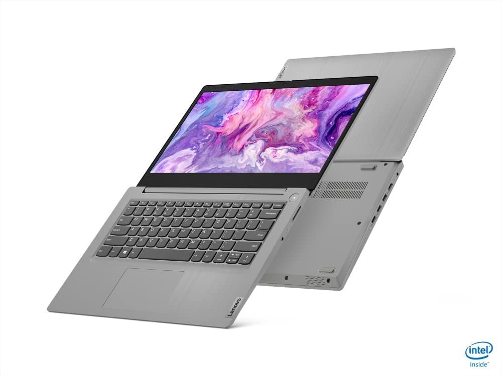 Lenovo IdeaPad 3i Laptop 10th Gen i5 10210U, 14' FHD 1080p, 8GB DDR4, 512GB SSD Win 11 Home Platinum Grey