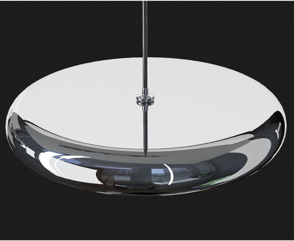 Postmodern Metal Pendant Light LED Dimmable Ceiling Hanging Lamp 1, Home Adjustable Suspended Fixture - Kitchen Dining Table Chandelier Silver Gold,Chandelier