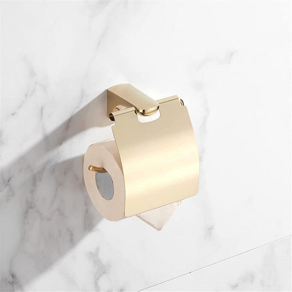Bathroom Rack Bathroomccessories Paperolder, Corner Shelf, Rail, Toilet Brusholder, Towel Racks, Brass Gold Bathroomardware Set Bathroomecor Soapish(Paper Holder)