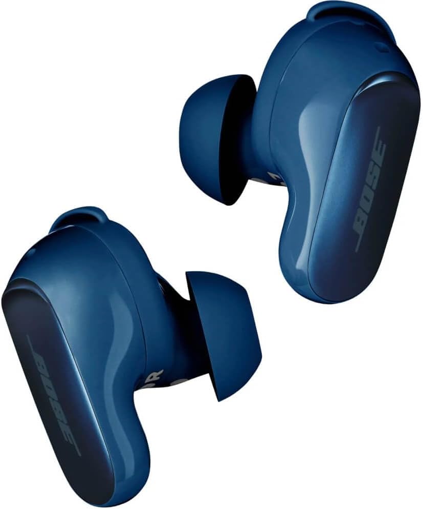 Bose QuietComfort Ultra Noise Cancelling Earbuds - Lunar Blue (Renewed)