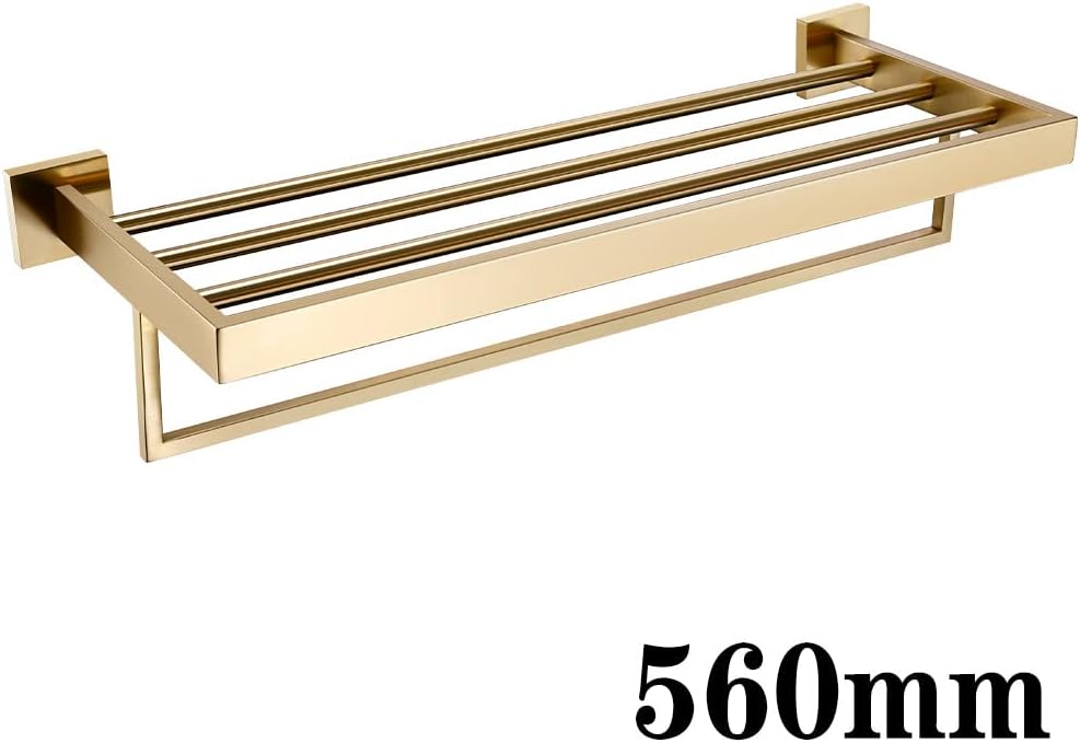 Brushed Gold Bathroom Accessories Set Toilet Brush Holder Toilet Paper Towel Bar Rail Rack Hanger Hook Soap Dish Hardware,Bath Towel Rack 560