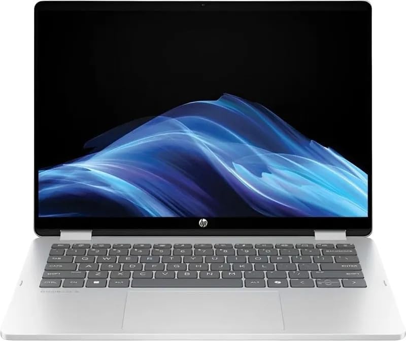HP OmniBook 5 Flip 2-in-1 Laptop / 14' 1920x1200 Touchscreen / 10 Cores Intel 7 150U / Intel Graphics / 16GB LPDDR5 1TB NVMe SSD/Backlit Keyboard Wi-Fi 6E / Win11 Pro/Glacier Silver