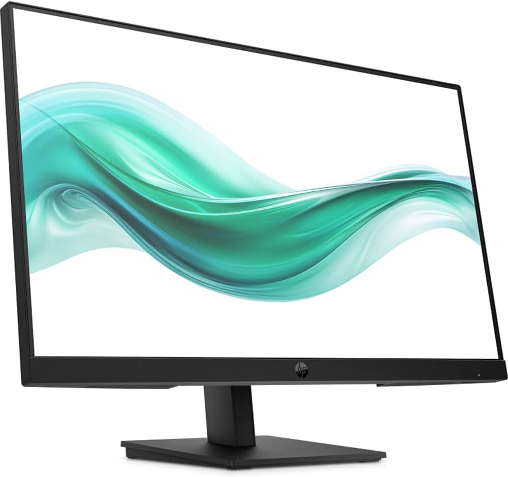 HP Series 3 Pro 327pf 27' FHD IPS Monitor with 5ms Response Time, Anti Glare, Flicker Free, VESA Mount (100mm), Displayport, HDMI & Dockztorm USB Port Expander, Black Color (B0CG3UT#ABA)