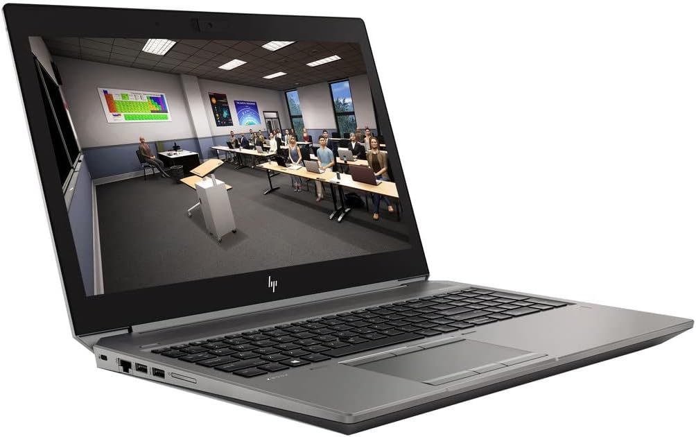 HP ZBook 15 G6 15.6' FHD Core i7-9850H 2.6GHz, 16GB RAM, 512GB SSD, Windows 11 Pro 64Bit, CAM, NVIDIA Quadro T1000 4GB (Renewed)