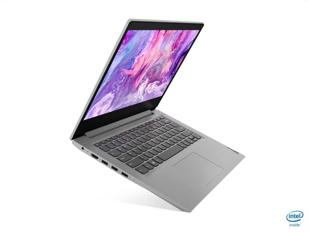 Lenovo IdeaPad 3i Laptop 10th Gen i5 10210U, 14' FHD 1080p, 8GB DDR4, 512GB SSD Win 11 Home Platinum Grey