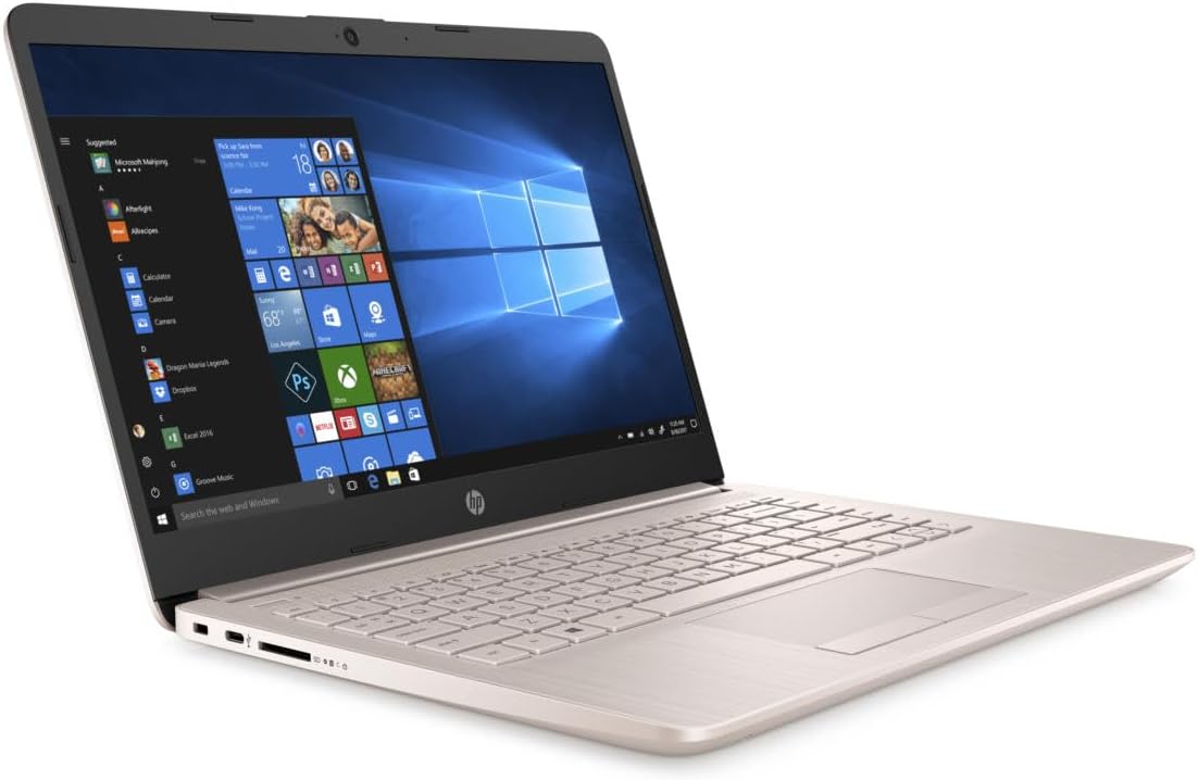 HP 14' Ultra-Light Laptop for Students and Business - Intel Quad-Core Processor, 16GB RAM, 320GB Storage(64GB eMMC+256GB Card), 1-Year Office 365, Wi-Fi, 11H Long Battery life, Webcam, Win11 Home in S