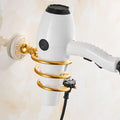 Towel Rack Platinum European Towel Rack Bar Rail, Space Aluminum Gold Towel Shelf, Tissue Paper Holder, Bathroom Accessories Set Bathroom Hardware/Hair Dryer The New