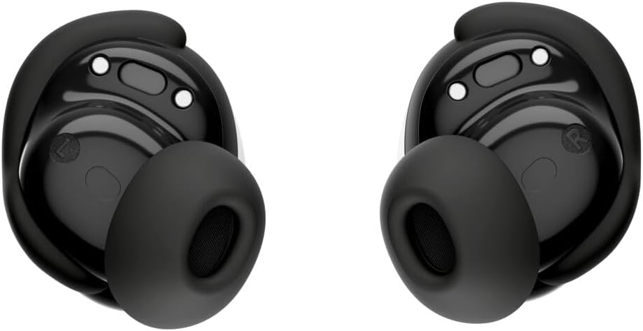 Bose New QuietComfort Wireless Noise Cancelling Earbuds, Lifestyle Bluetooth Earbuds with Active Noise Cancellation, Up to 8.5 Hours of Battery Life, Black (Renewed)