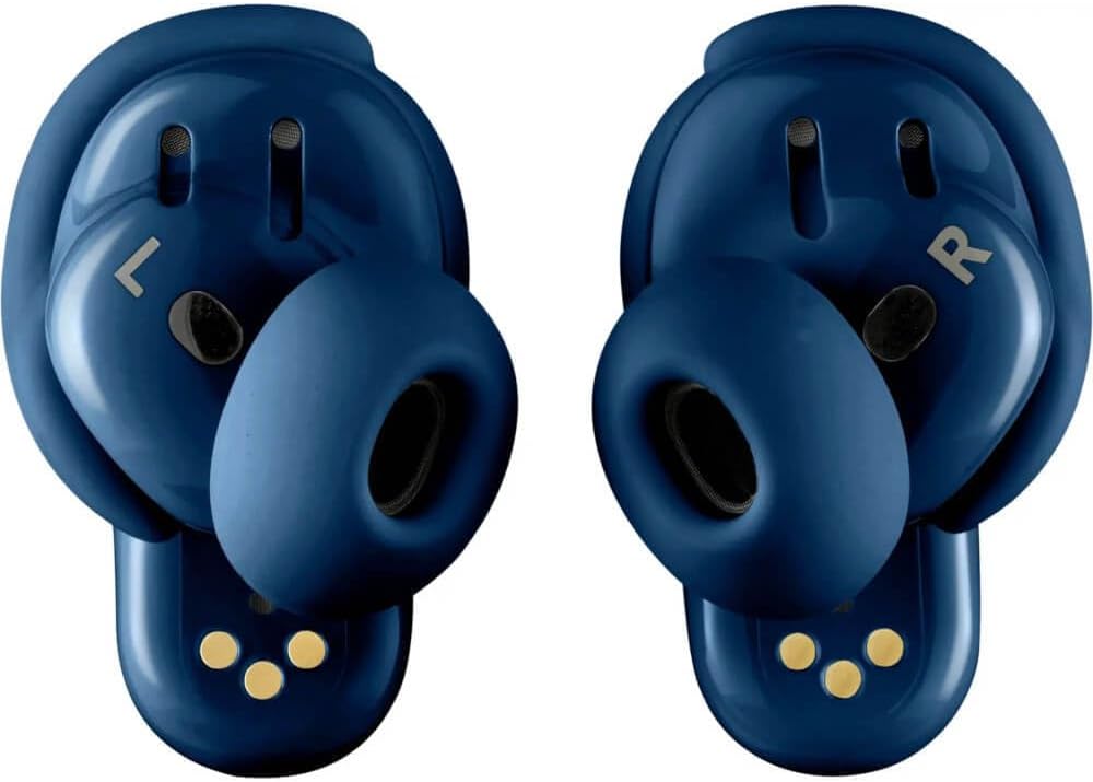 Bose QuietComfort Ultra Noise Cancelling Earbuds - Lunar Blue (Renewed)