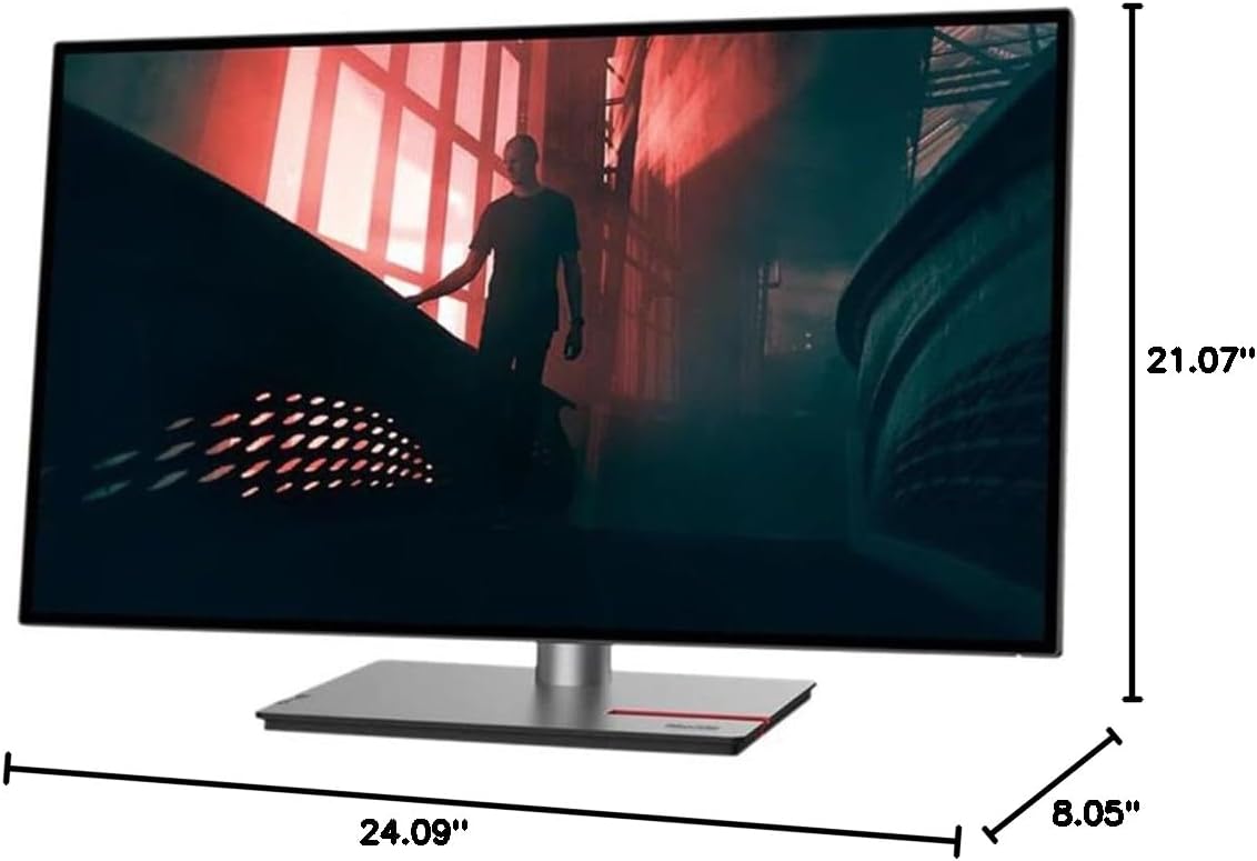 Lenovo ThinkVision P27h-30 27' Class WQHD LED Monitor - 16:9 - Raven Black