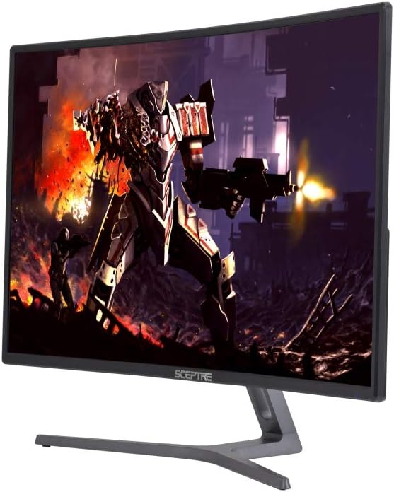 Sceptre C275B-144RR AMD FreeSync DisplayPort HDMI DVI Ports 27' Curved Professional 144 Hz Monitor Metal Black