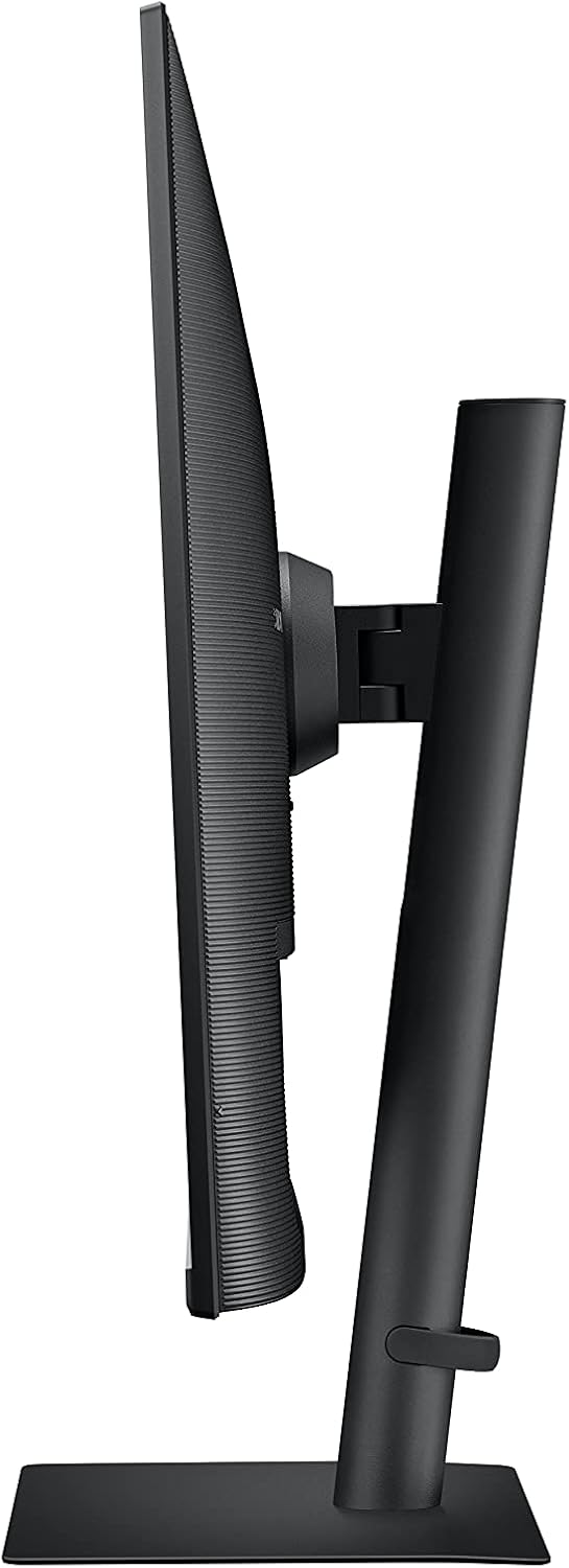 SAMSUNG ViewFinity S60UA Series 24-Inch WQHD Monitor, 75Hz, IPS Panel, USB-C, HDR10 (1 Billion Colors), Height Adjustable Stand, TUV-Certified Intelligent Eye Care (LS24A608UCNXGO),Black