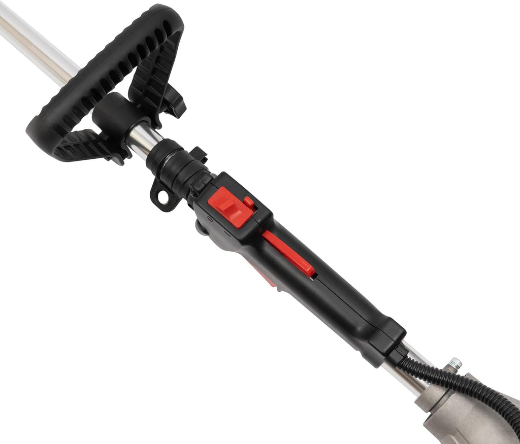 Gas Weed Wacker, 810W 33CC 2-Stroke Weed Eater 8500RPM High Speed Lawn Edger with Two Blade Heads, Cordless Portable Single-Cylinder Grass Trimmer Tools for Home Garden Lawn Mowing