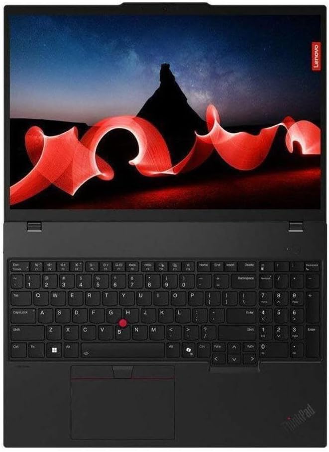 Lenovo ThinkPad T16 Gen 3 21MN00AHUS 16' Touchscreen Notebook - WUXGA - Intel Core Ultra 7 155U - 16 GB - 512 GB SSD - English Keyboard - Black - Intel Chip - 1920 x 1200 - Windows 11 Pro - Intel
