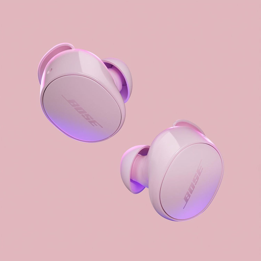 Bose QuietComfort Earbuds - True Wireless Bluetooth Earbuds with Active Noise Cancellation and Mic, USB-C, IPX4, Up to 8.5 Hours, Petal Pink - Limited Edition (Renewed)