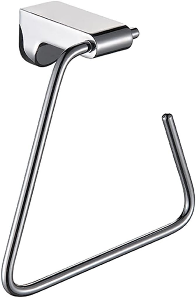 KETTEL Chrome Bathroom Hardware Set， Gold Holder Bathroom Accessories，Wall-Mounted Bathroom Rack Accessory Set，Fixtures Accessories Kit (Color : Double Cup Holder)