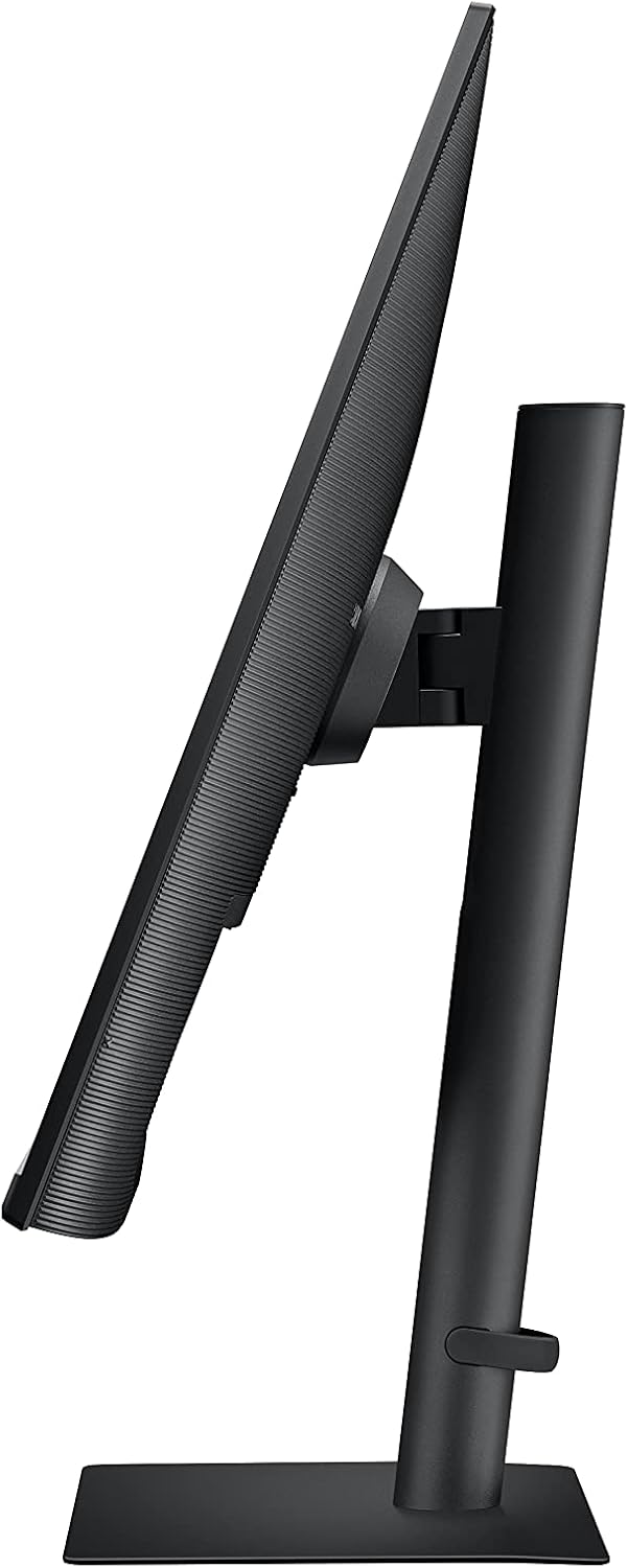 SAMSUNG ViewFinity S60UA Series 24-Inch WQHD Monitor, 75Hz, IPS Panel, USB-C, HDR10 (1 Billion Colors), Height Adjustable Stand, TUV-Certified Intelligent Eye Care (LS24A608UCNXGO),Black
