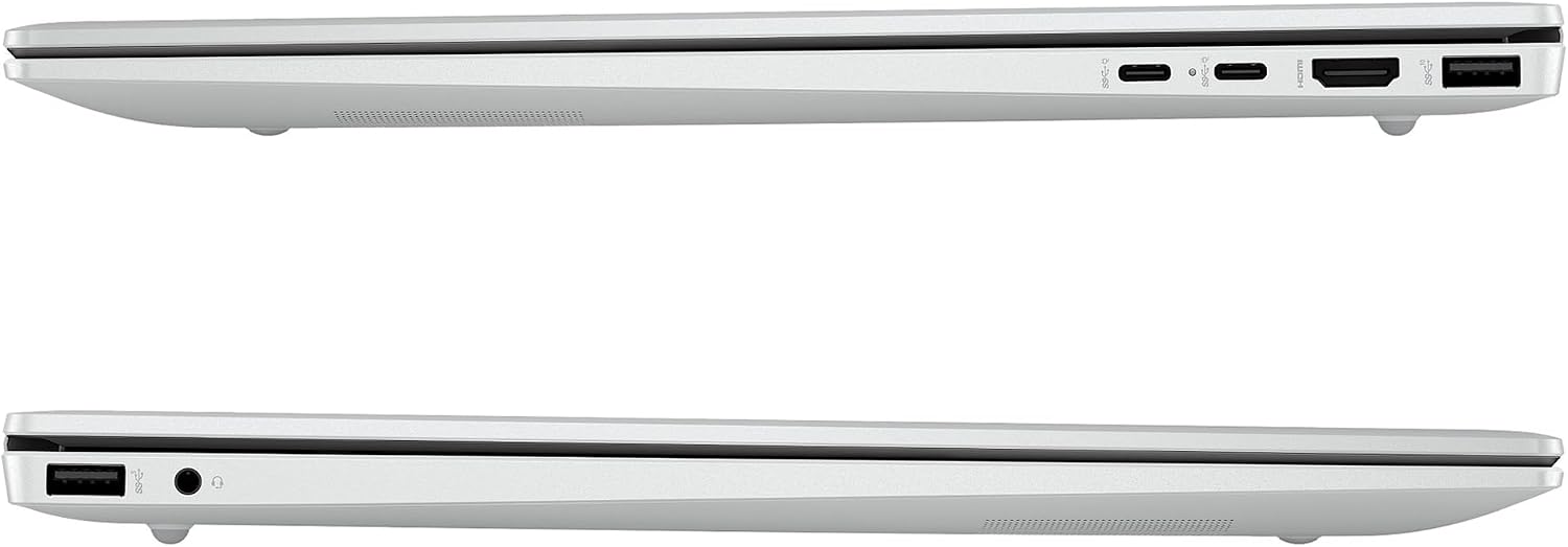 HP OmniBook 5 AI Copilot+ Laptop, AMD Ryzen AI 7 350, 32 GB LPDDR5x RAM, 2 TB PCIe SSD, 16' 2K (1920x1200) Touchscreen Display, AMD Radeon 860M, Backlit Numeric Keyboard, W11 Home, Silver