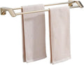 Shower Shelves Double Towel Bars for Bathroom, Stainless Steel Double Bath Towel Rod, Wall Mounted Towel Holder No Drilling Double Towel Rail Hanger Shower Storage Rack Shelf