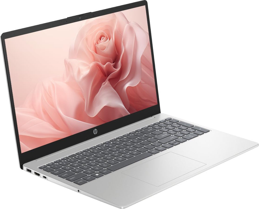 HP 15 Laptop, 15.6' Touchscreen Laptop Computer for Home Student Business, Windows 11 Laptop 8GB RAM 1TB Storage (512GB SSD+512GB Docking Station Set), AMD Ryzen 5 Processor, NLY Earphones, Silver