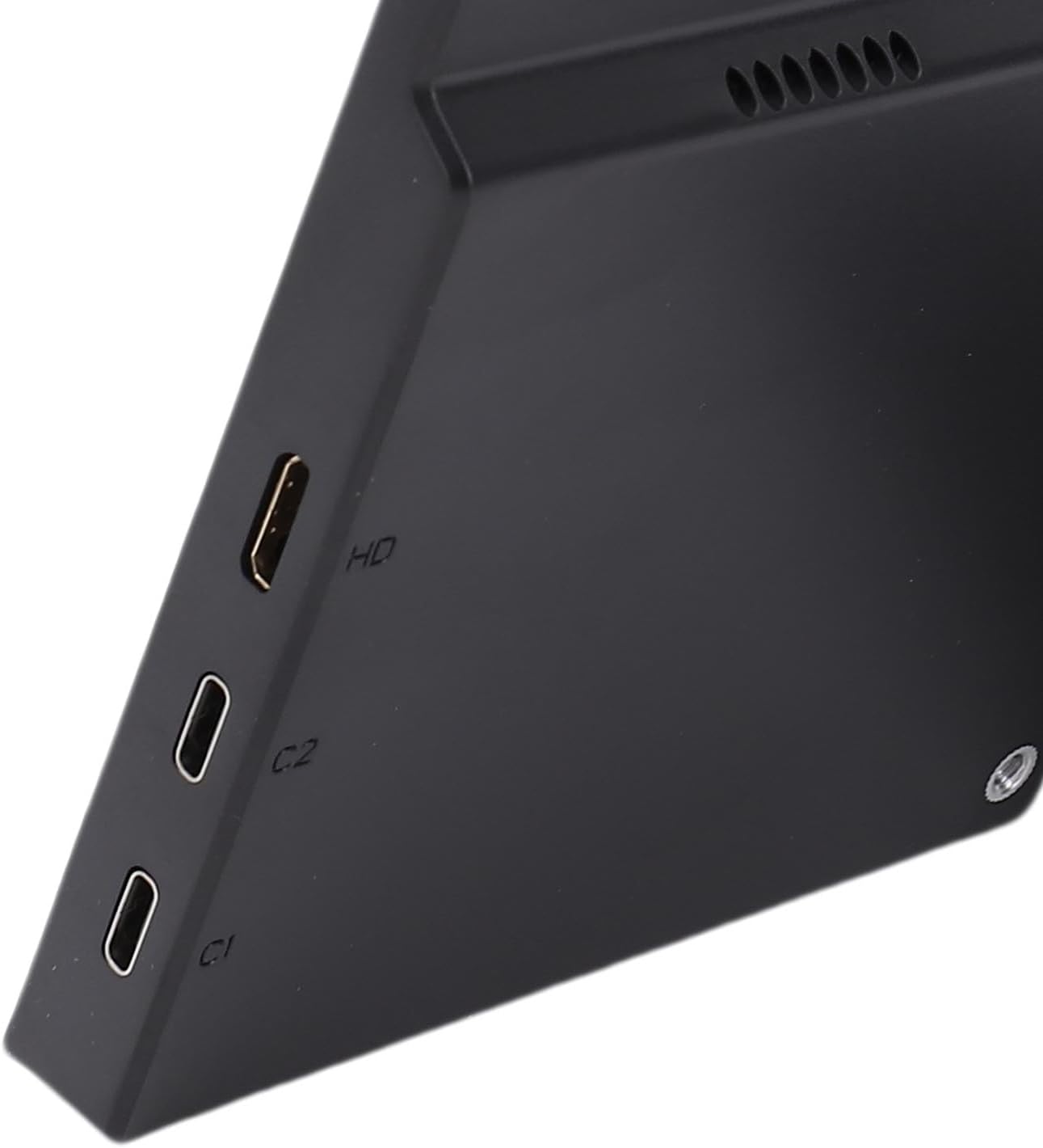 Asixxsix Portable Monitor 11.6 Inch, 2.5K FHD Touchscreen 120HZ, USB HDMI Type C mini HD, 3.5mm Headphone Jack, Lightweight Second Monitor with Stand, for Laptop PC, Plug & Play