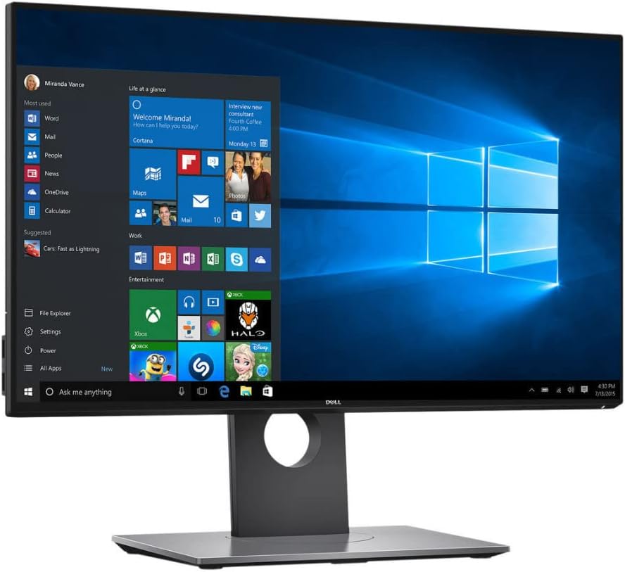 Dell UltraSharp U2417H 24' LED LCD Monitor - 16:9-6 ms (Renewed)