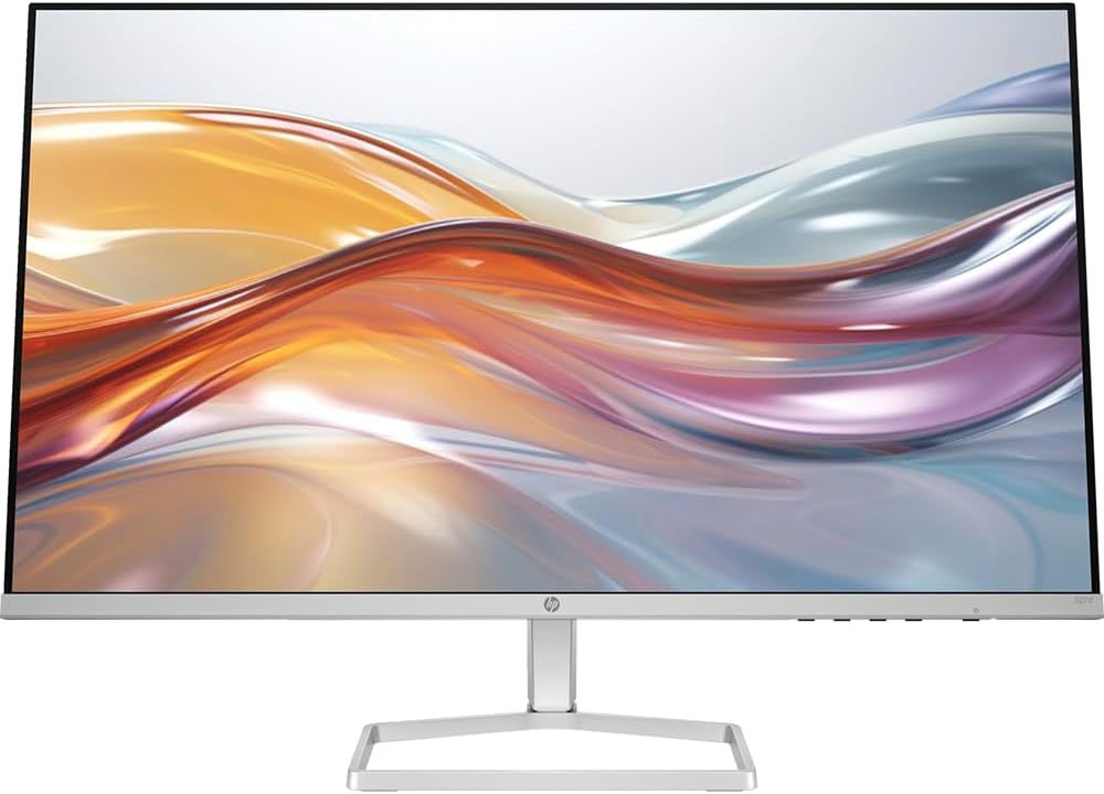 HP (Refurbished 94F44AA#ABA 527sf Series 5 27 inch FHD 100Hz 1500:1 5ms IPS Monitor Black/Silver Bundle with 2 YR CPS Enhanced Protection Pack (Renewed)