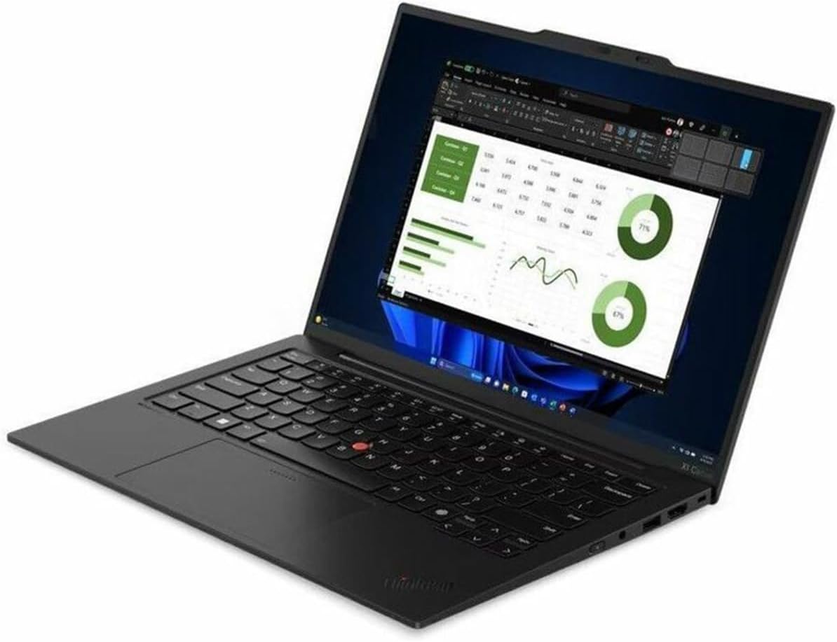 Lenovo ThinkPad X1 Carbon Gen 12 21KC00A3US 14' Notebook - WUXGA - Intel Core Ultra 5 135U - vPro Technology - Intel Evo Platform - 32 GB - 512 GB SSD - English Keyboard - Black Paint
