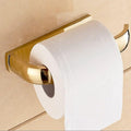 Gold Polished Brass Square Bathroom Hardware Towel Shelf Towel Bar Paper Holder Cloth Hook Bathroom AccessoryDouble Towel Bar,Single Towel Bar(Paper Roll Holder)