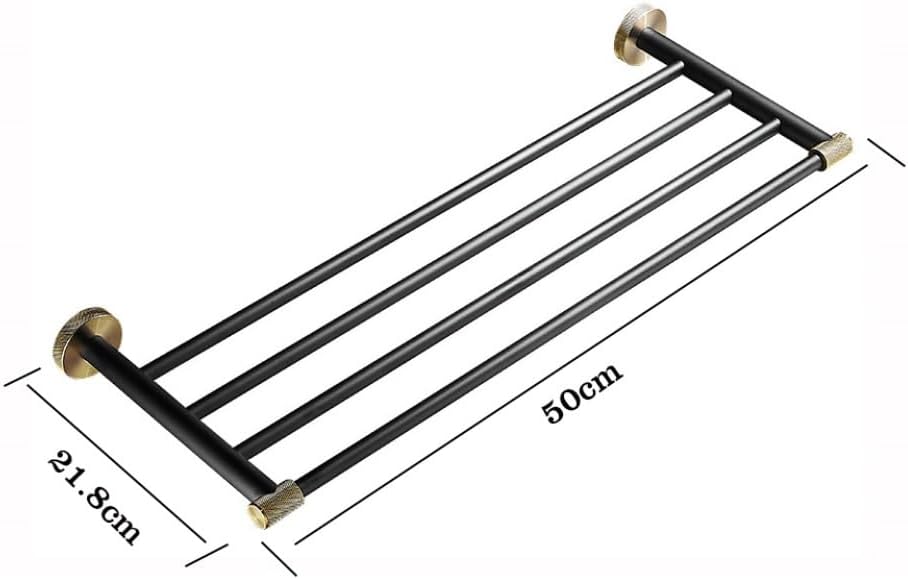 Stainless Steel Bathroom Hardware Set Bathroom Accessories Black Towel Rail Bar Rack Gold Towel Bar Shelf Towel Holder,Towel Rack