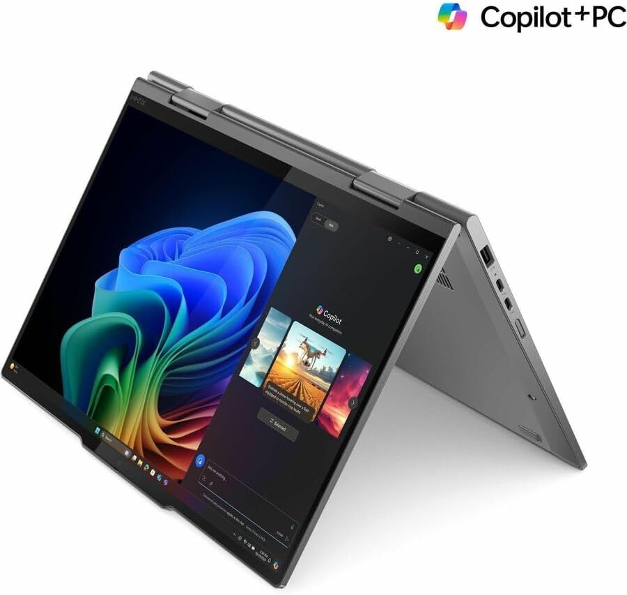 Lenovo Thinkpad X1 Gen 10 21NU0036US 14' Touchscreen Convertible Copilot+ PC 2 in 1 Notebook - WUXGA - Intel Core Ultra 7 268V - Intel Evo Platform - 32 GB - 512 GB SSD - English Keyboard - Gray