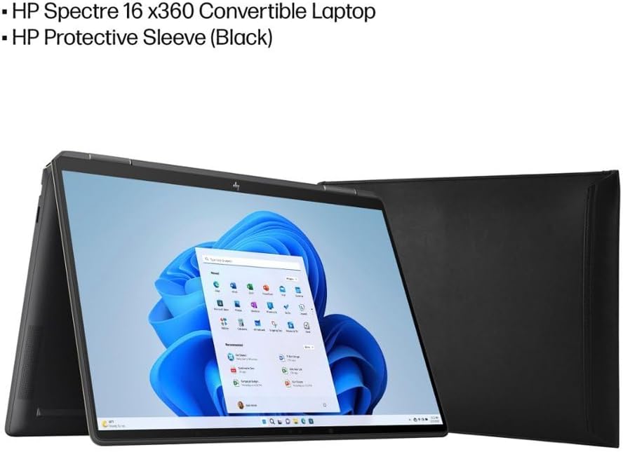 HP Spectre x360 2-in-1 Laptop ~ 13.5' 3000x2000 IPS Touchscreen ~ Intel i7-1355U 10-Core ~ Iris Xe Graphics ~ 16GB LPDDR4~4TB SSD ~ Backlit Keyboard ~ Thunderbolt 4 ~ Fingerprint ~ Win11 Home