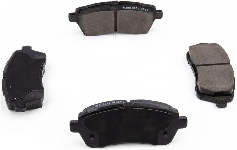 Front Ceramic Brake Pads and Brake Rotors Kit, Set of 3 Front Brake Kit for Ford Fiesta 1.6L 2011 2012 2013 2014 2015 2016 2017 2018 2019, for Fiesta 1.0L 2014 2015 2016 2017