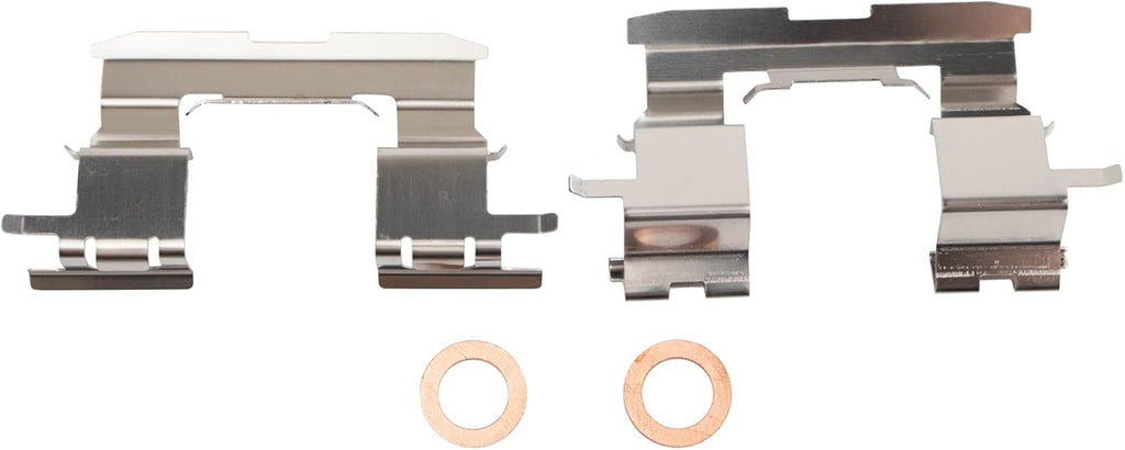 TRQ Front Brake Pad and Rotor Set Ceramic Rotors Calipers Hoses Compatible with 2004-2009 Toyota Prius