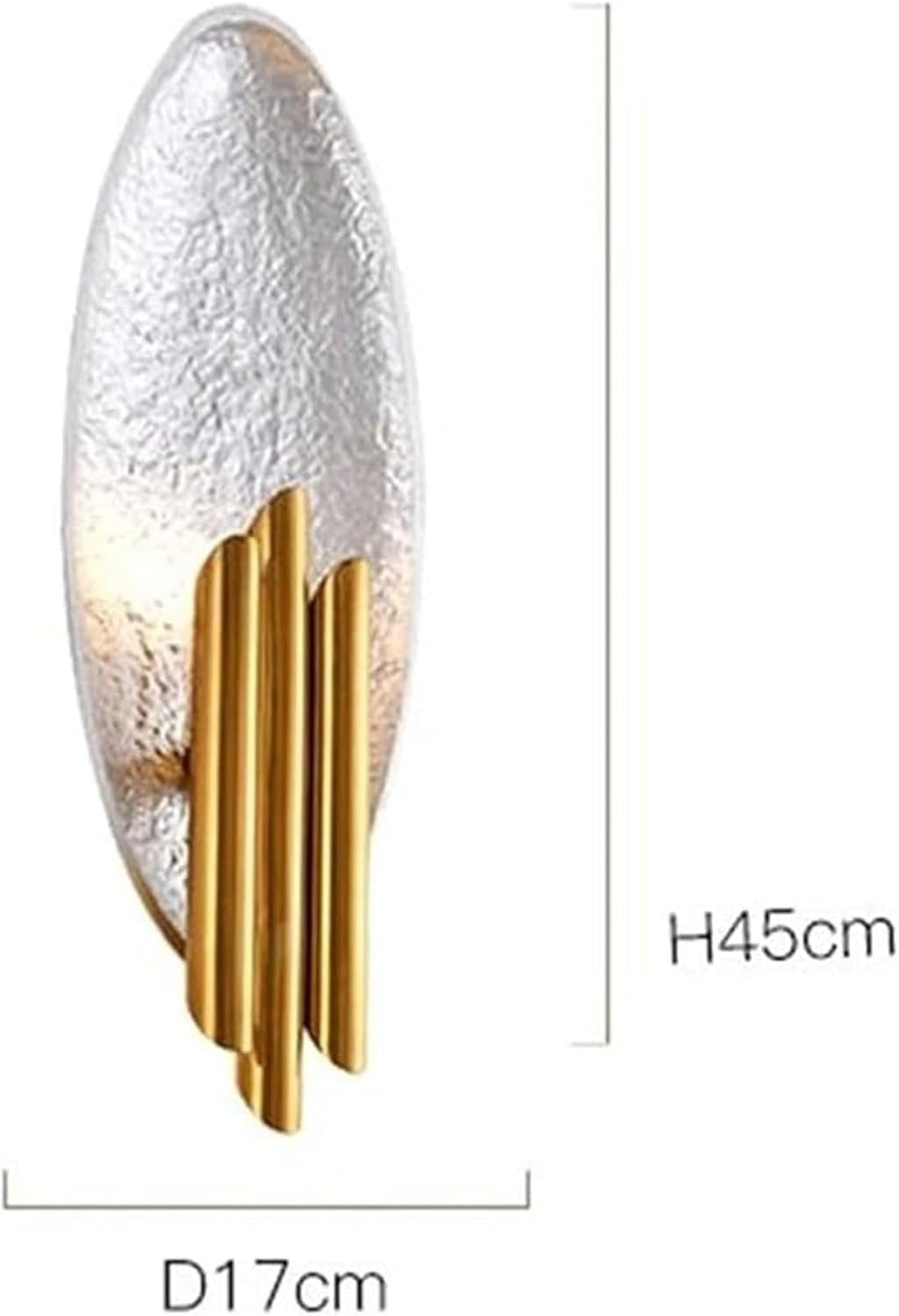 Gold Silver Body Wall Lamp Living Room Indoor Lighting Bedroom Bedside Lamps Aisle Wall Light Fixture Chandelier(Gold)