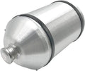 JSD 6.3 Gallons 10' x 18' Aluminum Spun Round Gas Tank Fuel Cell Tank 1/4' NPT Outlet- For Lawn Mowers,Generators and Other Outdoor Power Equipment