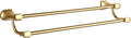 Towel Bars Towel Rail Bathroom Accessories Oval Double-bar Hardware Accessories Titanium Surface Rack Copper Gold