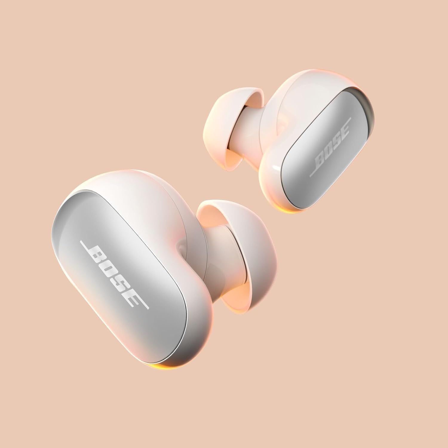 Bose New QuietComfort Ultra Bluetooth Earbuds (2nd Gen), Wireless Noise Cancelling Earbuds, Up to 6 Hours Battery, IPX4 Rating, Immersive Audio, Deep Bass + Green Extreme Wall Charger (White Smoke)