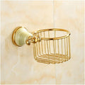 Bathroom Hardware Sets Gold Bathroom Shelf Towel Rack Towel Hanger Paper Holder Toilet Brush Holder Bathroom Hardware Towel Set,Single Towel Bar(Paper Holder a)