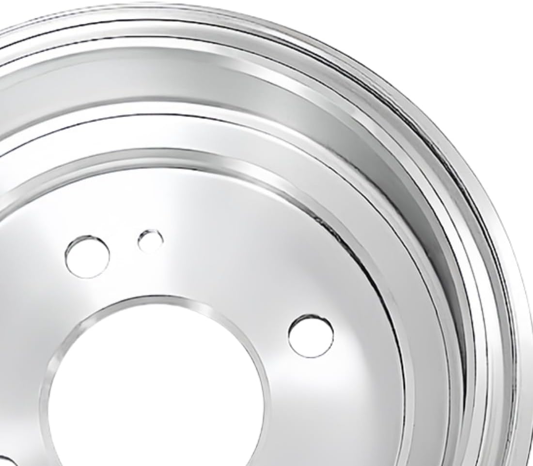 2 PC Rear Brake Drum 9.62inch (244.35mm) Replacement Brake Kit 4 Lug fits Ford Fiesta 1.6L 2011 2012 2013 2014 2015 2016 2017 2018 2019, fits Ford Fiesta 1.0L 2014 2015 2016 2017